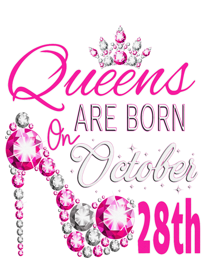 Queens are born on October 28th Scorpio Libra Queen Cropped Pullover Crew