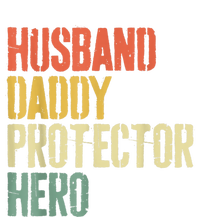 Men Husband Daddy Protector Hero Fathers Day Tie-Dye Long Sleeve Shirt