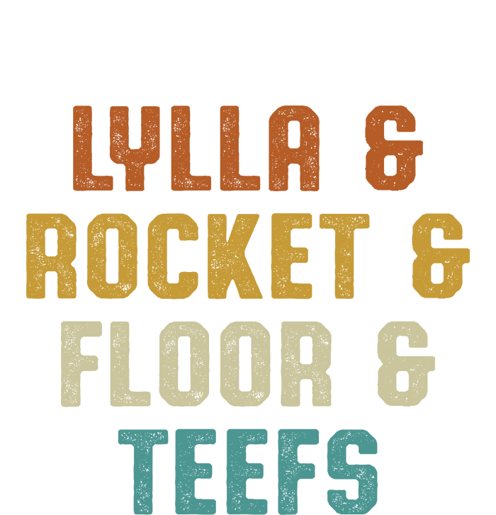 LYLLA & ROCKET & FLOOR & TEEFS Grommeted Golf Towel