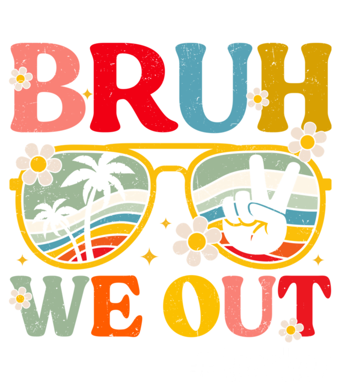 Cute End Of School Year Teacher Summer Bruh We Out Teachers Bumper Sticker