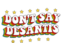 LGBTQ Pride Dont Say DeSantis Florida Say Gay Anti DeSantis Striped Beanie with Solid Band