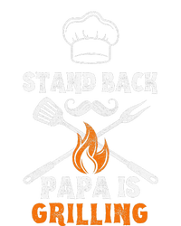 Stand Back Papa Is Grilling Funny Grill BBQ Dad T-Shirt