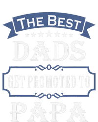 The Best Dads Get Promoted To Papa Fathers Day New Grandpa Tall Long Sleeve T-Shirt