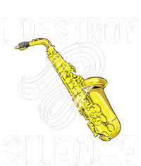 I Destroy Silence Saxophone Player Saxophonist Jazz Music Sustainable Bucket Hat