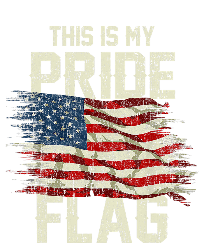 This Is My Pride Flag USA American 4th Of July Patriotic Full Zip Hoodie