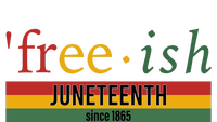 Freeish Since 1865 With Pan African Flag For Juneteenth Zip Tote Bag