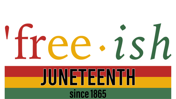 Freeish Since 1865 With Pan African Flag For Juneteenth Zip Tote Bag