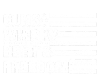 Gun Whisky Beer & Freedom American Flag Tall Long Sleeve T-Shirt