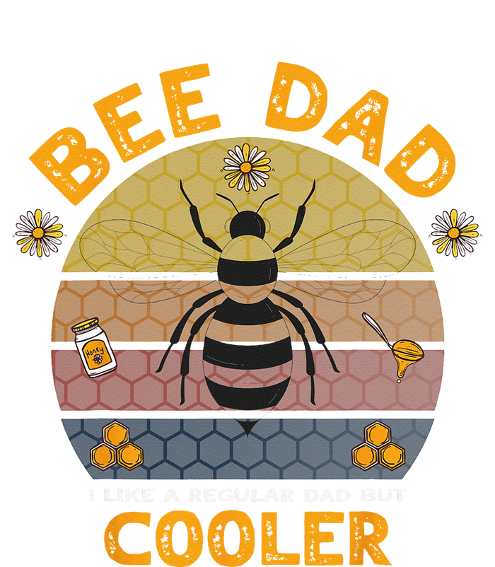 Bee Dad Honey I like A Regular Dad but Cooler Humor Mesh Reversible Basketball Jersey Tank