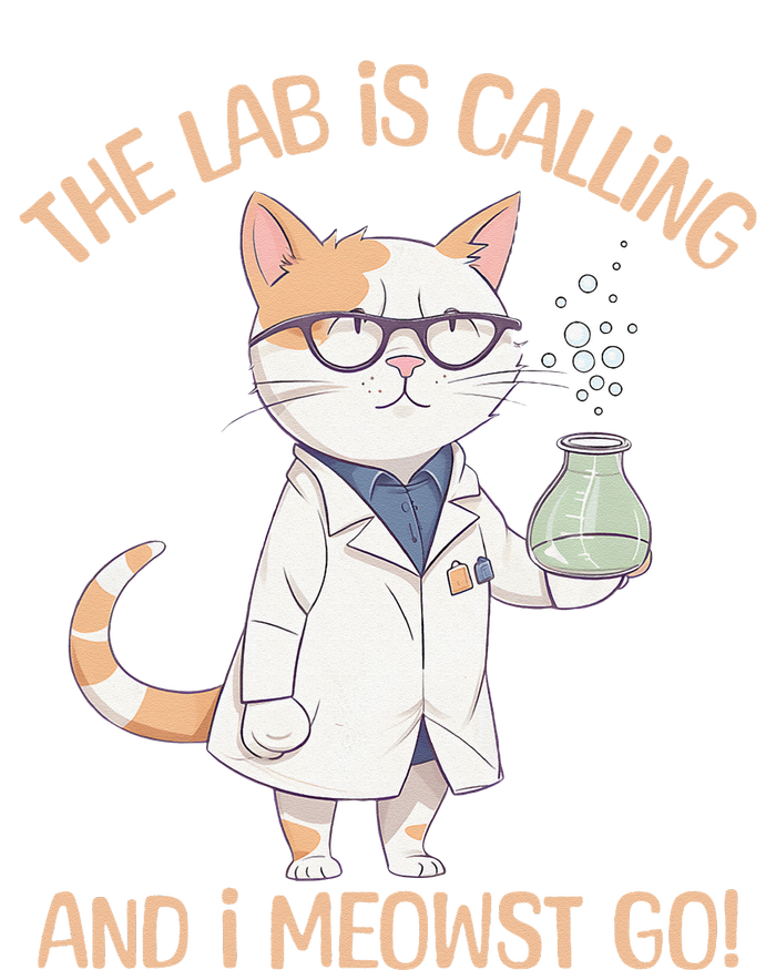 Funny Lab Cat Laboratory Chemistry T-Shirt