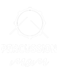 Womens Drumline Drums Drummer Marching Band Percussion Mom T-Shirt