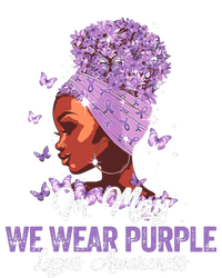 Black Women In May We Wear Purple Ribbon Lupus Awareness T-Shirt