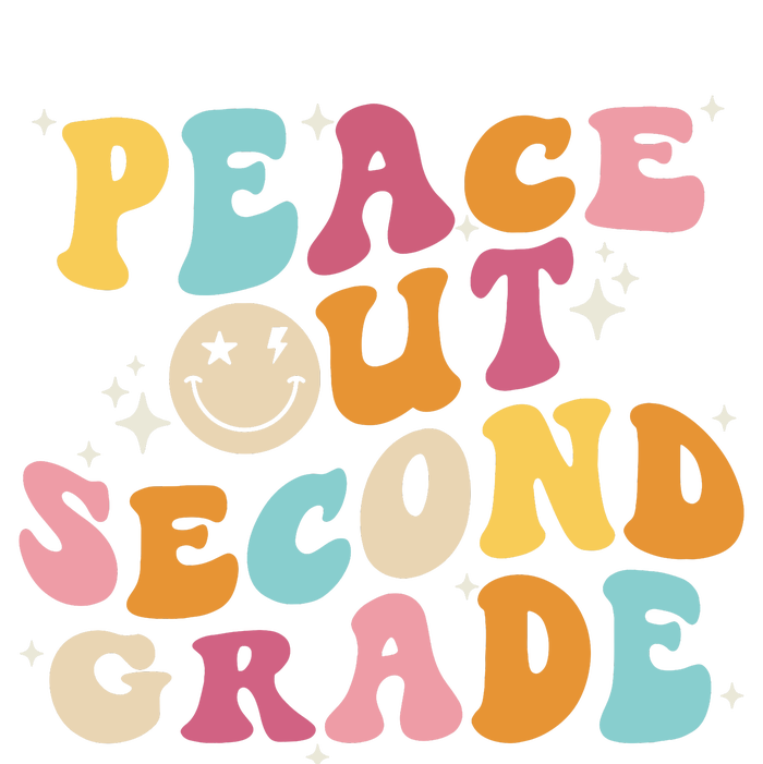 Cute Peace Out Second Grade Funny Last Day Of School T-Shirt