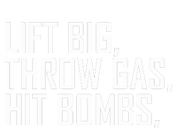 Lift Big Throw Gas Hit Bombs Bumper Sticker