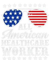 All American Healthcare Worker 4th Of July Family Matching Sunglasses Women's Crop Top Tee