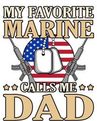 Favorite Marine Calls Me Dad Father’s Day Father Graphic 16 in Basic Backpack