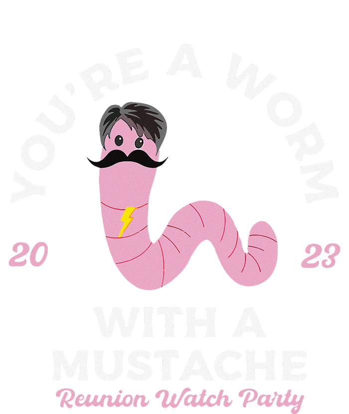 Funny Worm With A Mustache T-Shirt