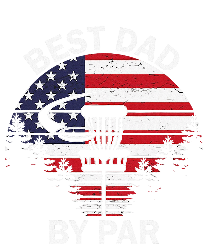 4th Of July Best Dad By Par Disc Golf Fathers Day Tall T-Shirt