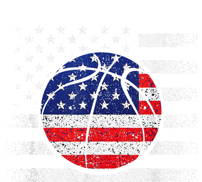 Basketball American Flag 4th Of July USA Sports Team Players T-Shirt