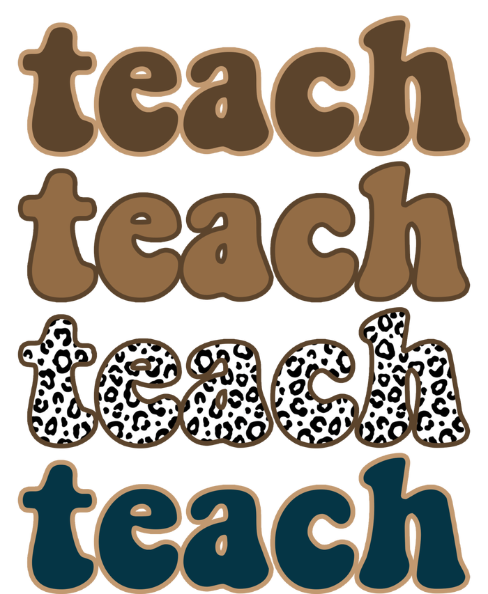 Teach Retro Gift For Teacher Long Sleeve Shirt