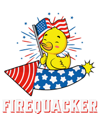 Fourth of July USA Patriotic Firecracker Rubber Duck T-Shirt