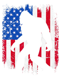 Retro Bigfoot Silhouette USA Flag Sasquatch Lovers July 4th Daily Commute Backpack