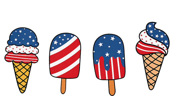 Ice Cream 4th Of July Cool Dessert Patriotic T-Shirt