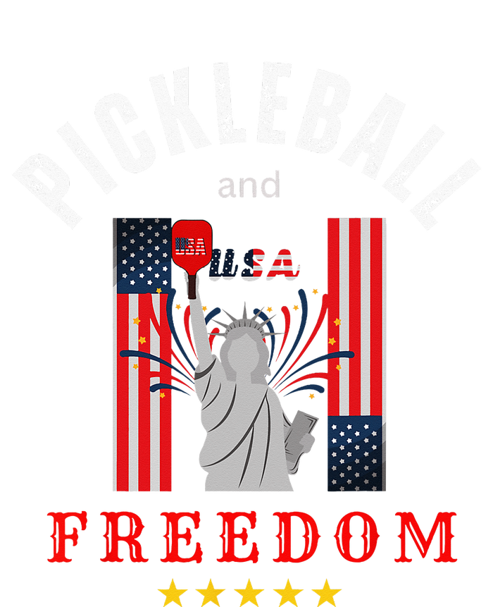 Pickleball GiftFunny Pickleball Pickleball And Freedom T-Shirt