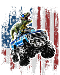 T Rex Dinosaur Monster Truck 4th of July American Flag Ladies Essential Tank