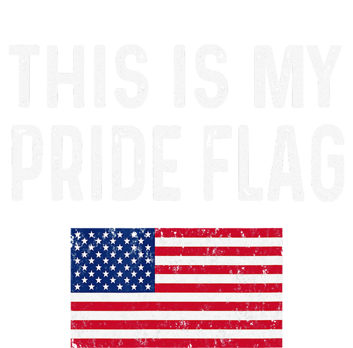 This Is My Pride Flag USA Patriotic American US For July 4th Bumper Sticker