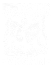 Faster Stronger Vegan Fitness Bison Vegetarian Gift Women's T-Shirt