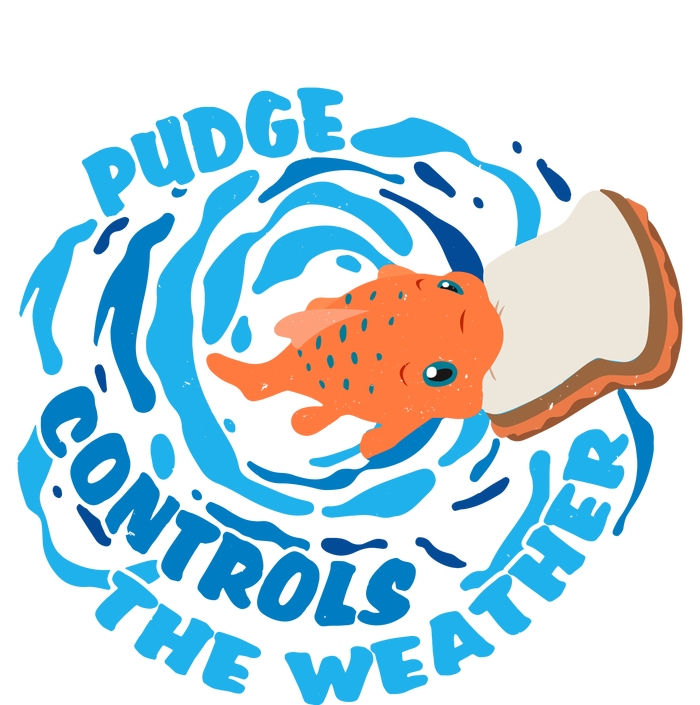 Pudge The Fish Controls The Weather Cute Funny Kids Hoodie