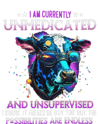 I Am Currently Unmedicated And Unsupervised I Know Funny Cow City Backpack