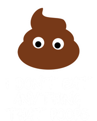 Funny Vegan Quote I Dont Eat Anything That Poops Cute Gift Pom Pom 12in Knit Beanie