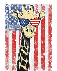 USA Flag Patriotic Giraffe Sunglasses Funny Animal Lover Mousepad