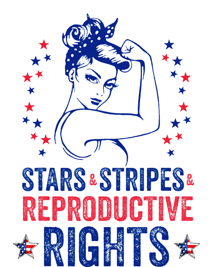 Patriotic 4th Of July Stars Stripes Reproductive Right T-Shirt