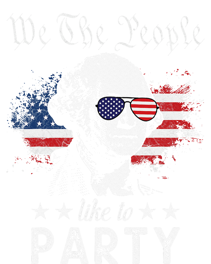 We The People Like To Party george washington 4th of july Cooling Performance Crew T-Shirt