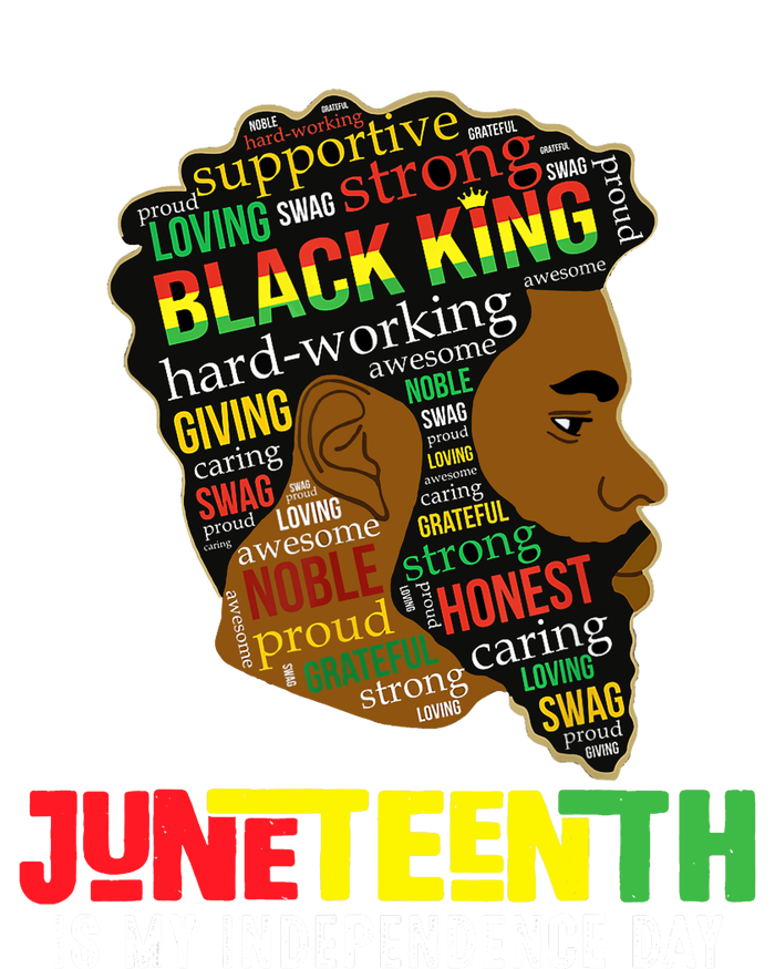 Juneteenth Is My Independence Day Black King Fathers Day Toddler Hoodie