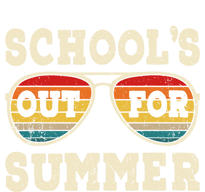 Vintage Last Day Of School Schools Out For Summer Teacher T-Shirt