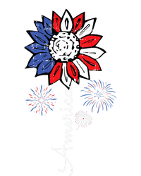 America Sunflower 4th Of July Independence Day Patriotic T-Shirt