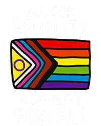 All For Equality And Equality For All Equality Apparel Rainbow Pride LGBT LGBTQ Sweatshirt