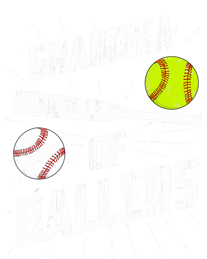 Grandma Of Ballers Funny Baseball Softball Mothers Day Gift T-Shirt