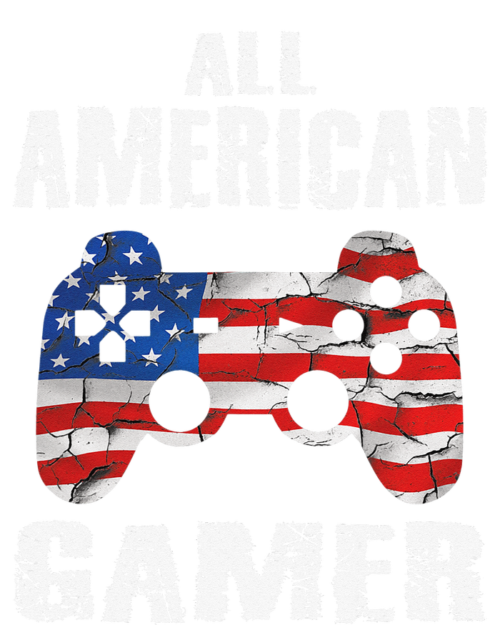 All American Gamer 4th Of July Video Games 7-Panel Snapback Hat