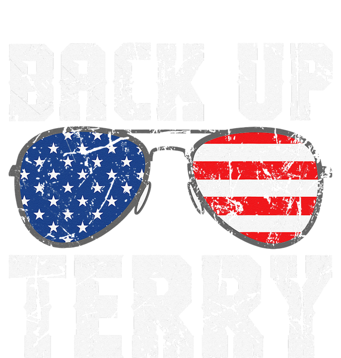 Back Up Terry American Flag USA 4th Of July Sunglasses T-Shirt