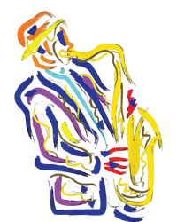 Saxophonist Jazz Musician Gift Idea Saxophone Tall Sweatshirt