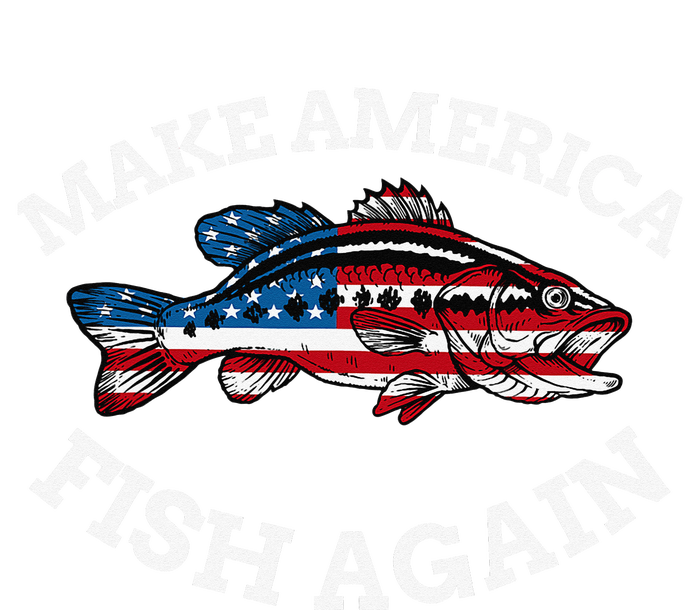 4th of July Fishing American Flag Make America Fish Again Hoodie