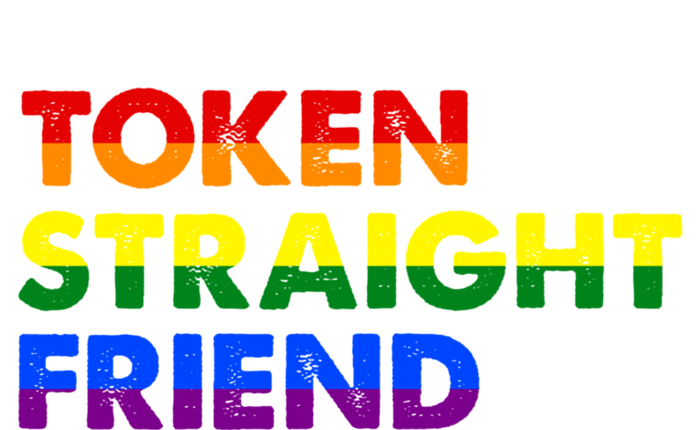 Token Straight Friend Rainbow Colors Doggie Tank