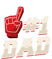 Athletic 1 Dad Number 1 Father Dad Fathers Day T-Shirt