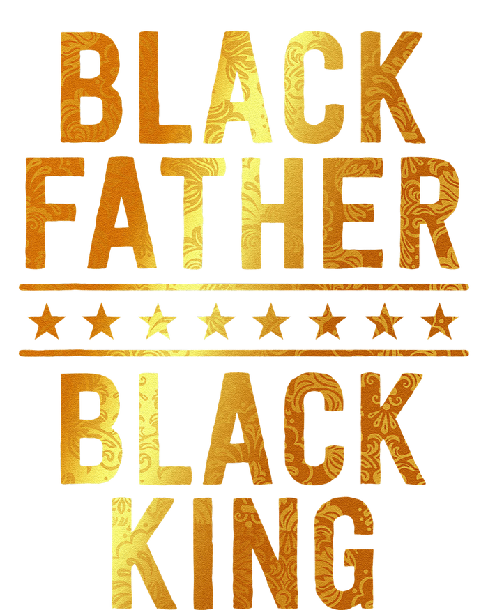 Black Father Black King Fathers Day Dope Dad Husband T-Shirt