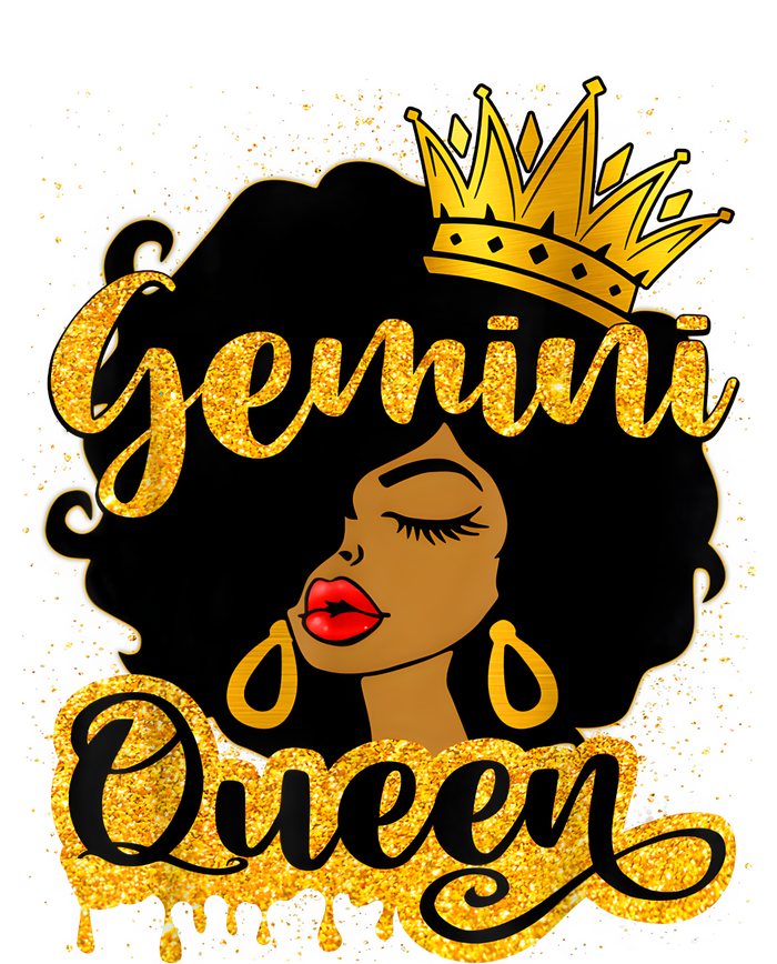 Gemini Queen Zodiac Sign Birthday Girl Afro Black Woman Short Acrylic Beanie